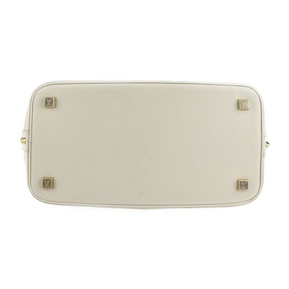 Louis Vuitton Lockit MM Suhari Bron Padlock Leather White - Picture 4 of 5